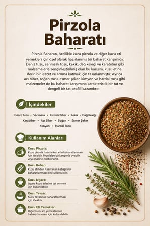 Pirzola Baharatı 100 gr (1. Kalite)