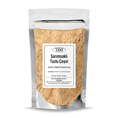 Sarımsaklı Tuzlu Çeşni 100 gr (1. Kalite)