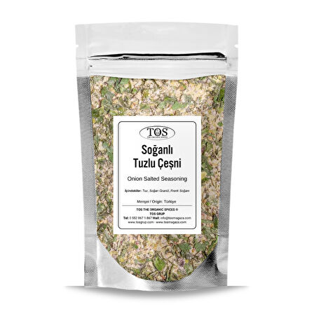 Soğanlı Tuzlu Çeşni 100 gr (1. Kalite)