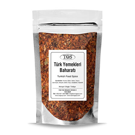 Türk Yemekleri Baharatı 100 gr (1. Kalite)
