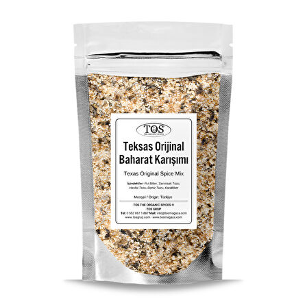 Teksas Orijinal Baharat Karışımı 100 gr (1. Kalite)