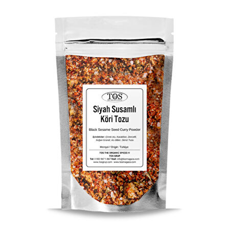 Siyah Susam Tohumlu Köri Tozu 100 gr (1. Kalite)