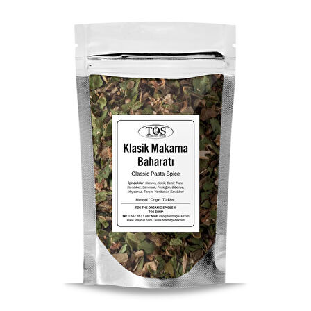 Klasik Makarna Baharatı 100 gr (1. Kalite)