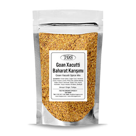 Goan Xacutti Tavuk Köri Baharat Karışımı 100 gr (1. Kalite)