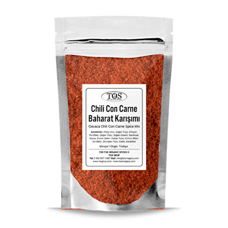 Oaxaca Chili Con Carne Baharat Karışımı 100 gr (1. Kalite)