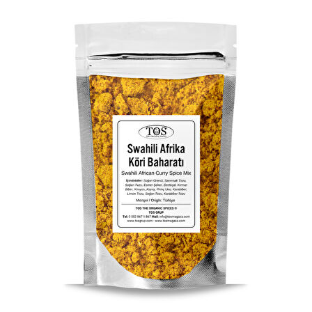 Swahili Afrika Köri Baharat Karışımı 100 gr (1. Kalite)