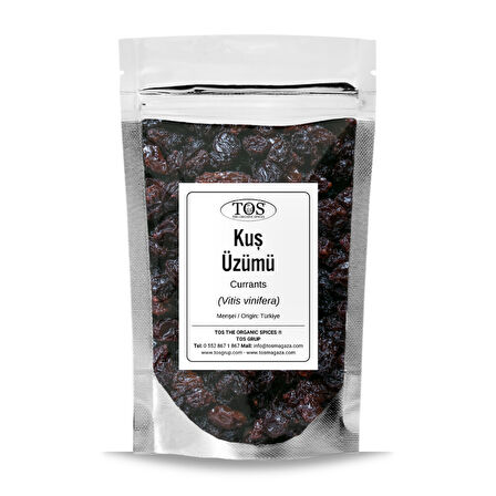 Kuş Üzümü 500 gr (1. Kalite) Vitis vinifera