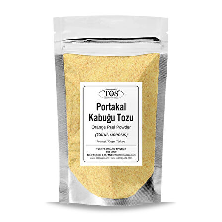 Portakal Kabuğu Tozu 250 gr (1. Kalite) Citrus sinensis