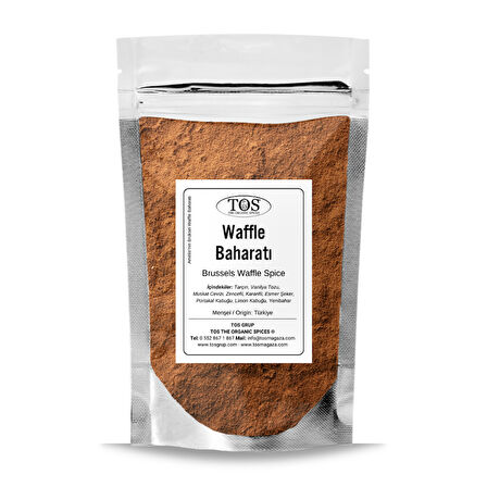 Amélie’nin Brüksel Waffle Baharatı 100 gr Amélie’s Brussels Waffle Spice