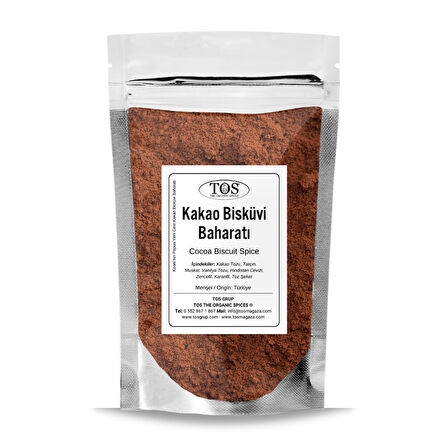 Keani’nin Papua Yeni Gine Kakao Bisküvi Baharatı 250 gr Keani’s Cocoa Biscuit Spice