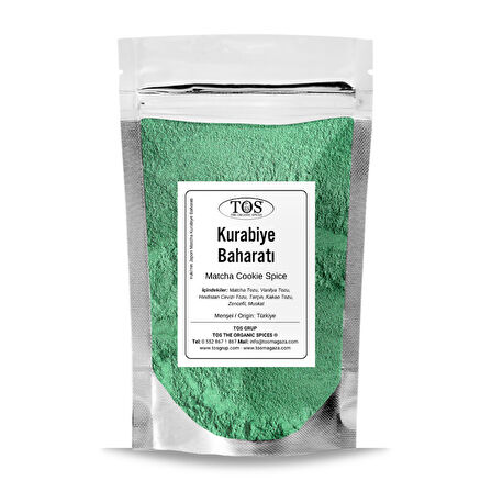 Yuki’nin Japon Matcha Kurabiye Baharatı 100 gr Yuki’s Japanese Matcha Cookie Spice
