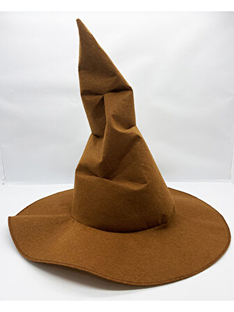 Harry Potter Gryffindor Kapişonlu Cübbe Çocuk Boy + Orjinal Keçeli Şapka + Asa + Gözlük 4 Parça Set