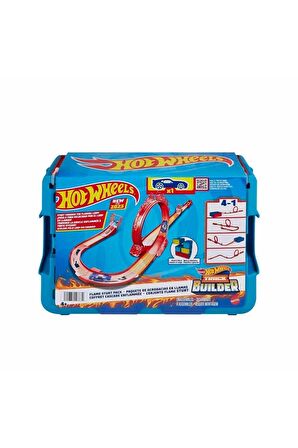 HMC04 Hot Wheels Track Builder Alev Temalı Akrobasi Seti