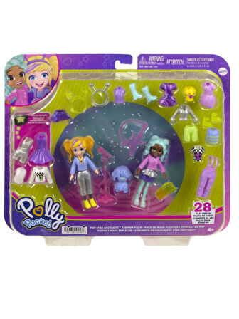 Polly Pocket Oyuncak Bebek Ve Aksesuarları  Moda Paketi  Hnf51