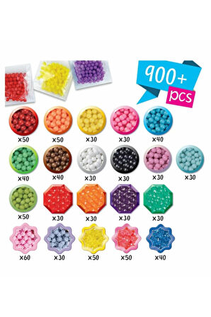 Aquabeads Çantalı Başlangıç Seti (900 Parça ) 31912