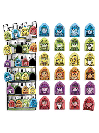 Headu Tower Memo - Kule Hafızası Yapbozu ( 3 - 6 Yaş ) - MU29419