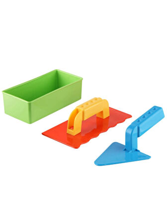 Oyuncak Spatula ve Tuğla Kum Kalıbı Deniz Plaj Seti