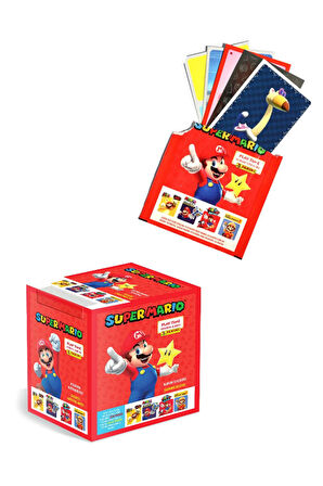 Super Mario Sticker Kartları - 1 Paket