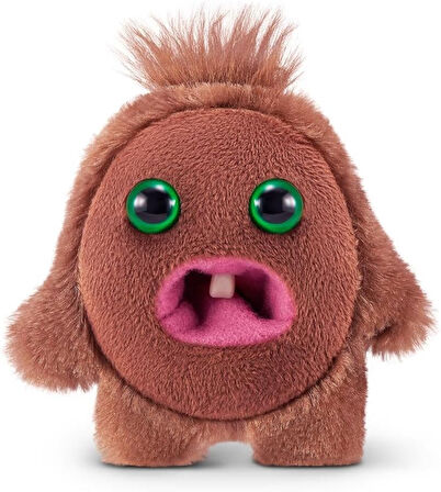 Mini Koleksiyonluk ZURU Fuggler Baby Fuggs Komik Çirkin Peluş Oyuncak Hedge Grog Kahverengi 9cm