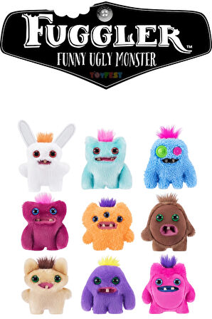 Mini Koleksiyonluk ZURU Fuggler Baby Fuggs Komik Çirkin Peluş Oyuncaklar 9 lu Set Tek İlanda - 9cm