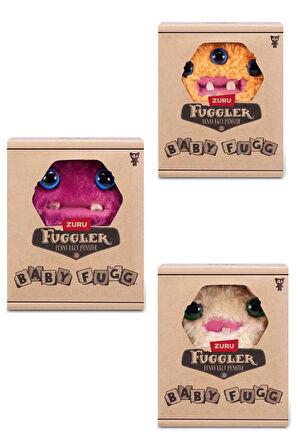 Mini Koleksiyonluk ZURU Fuggler Baby Fuggs Komik Çirkin Peluş Oyuncaklar 9 lu Set Tek İlanda - 9cm