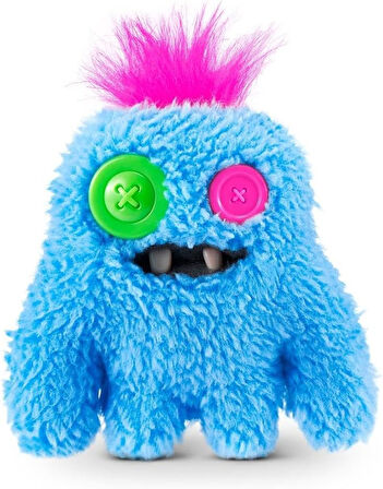 Mini Koleksiyonluk ZURU Fuggler Baby Fuggs Komik Çirkin Peluş Oyuncak Sasquoosh Mavi 9cm
