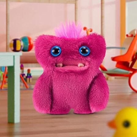 Mini Koleksiyonluk ZURU Fuggler Baby Fuggs Komik Çirkin Peluş Oyuncak Sir Belch Bordo 9cm