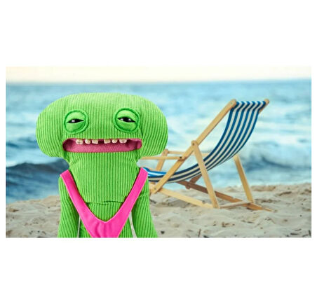 Vacay Vibes Tatil Havası ZURU Fuggler Komik Peluş Oyuncak - Smiley O Riley - 22 cm