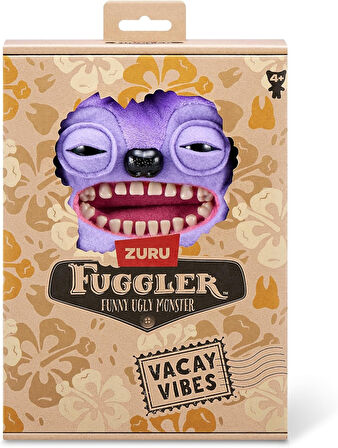 Vacay Vibes Tatil Havası ZURU Fuggler Komik Peluş Oyuncak - Greedy Grinner 22 cm
