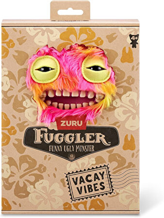 Vacay Vibes Tatil Havası ZURU Fuggler Komik Peluş Oyuncak - Mr Buttons 22 cm