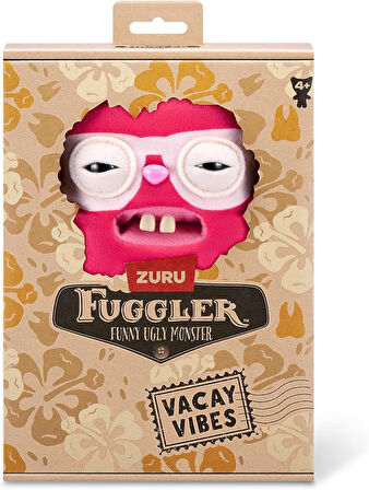 Vacay Vibes Tatil Havası ZURU Fuggler Komik Peluş Oyuncak - Rabid Rabbit 22 cm