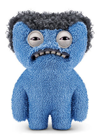 Kıllı Süper Yumuşak ZURU Fuggler Hairy Fuggs Peluş Oyuncak Gnawling Terror Wig Teal 22cm