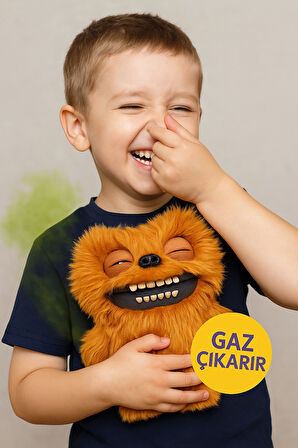 Gaz Çıkaran Fuggler Fart Face Sesli Hareket Sensörlü Komik Çirkin Peluş Oyuncak Count Underoo McGoo