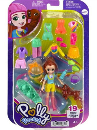 Polly Pocket Fashion Pack - Evcil Hayvanlı Aksesuarlı Moda Kombin Eğlencesi Oyun Seti