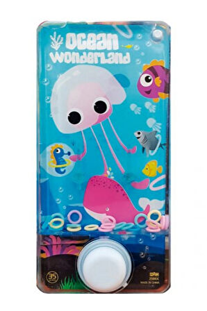 Okyanus Temalı Suda Halka Geçirme Oyunu - Transparent Water Game ( Ahtapot )