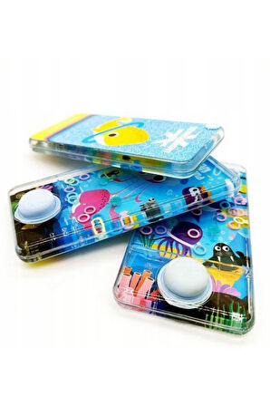 Okyanus Temalı Suda Halka Geçirme Oyunu - Transparent Water Game ( Ahtapot )