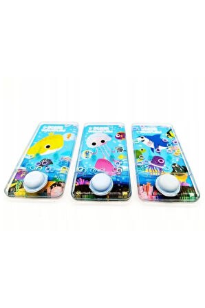 Okyanus Temalı Suda Halka Geçirme Oyunu - Transparent Water Game ( Köpek Balığı )