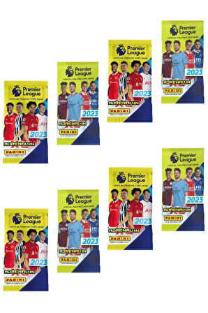 Premier League 2022 - 23 Trading Card - 2023 Ingiltere Premier Ligi Futbolcu Kartları ( 8 Paket )