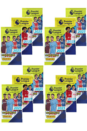 Panini Premier League 2022 - 23 Trading Card - Ingiltere Premier Ligi Futbolcu Kartları ( 12 Paket)