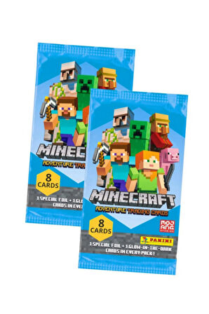 Panini Minecraft Trading Kart - 2 Paket