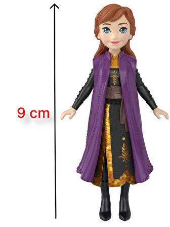 Frozen Karlar Ülkesi Anna Mini Bebek - 9 cm