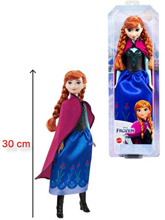 Frozen Karlar Ülkesi Ana Karakter Bebekleri Anna 30 cm Model - 1