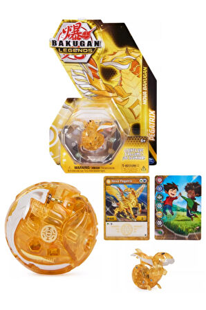 Bakugan Legends Nova Bakugan - Işıklı Sarı Pegatrix Özel Figür - 1 Adet
