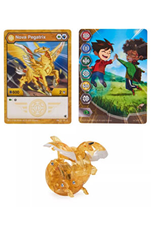Bakugan Legends Nova Bakugan - Işıklı Sarı Pegatrix Özel Figür - 1 Adet
