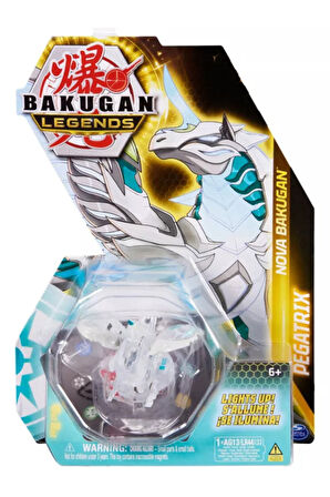 Bakugan Legends Nova Bakugan - Işıklı Şeffaf Pegatrix Özel Figür - 1 Adet