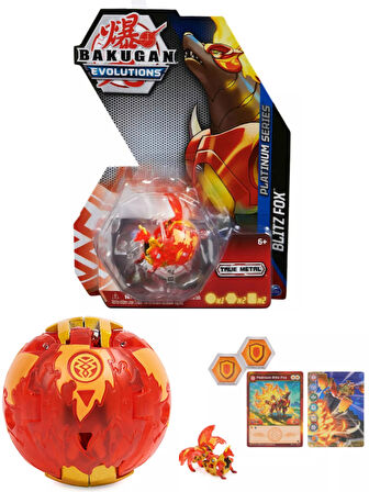 Bakugan Evolutions Platinum Series Red Blitz Fox - 1 Adet