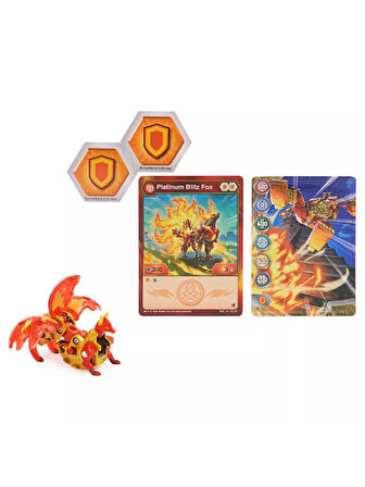 Bakugan Evolutions Platinum Series Red Blitz Fox - 1 Adet