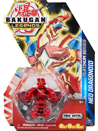 Bakugan Evolutions Platinum Series Red Neo Dragonoid Figür - 1 Adet