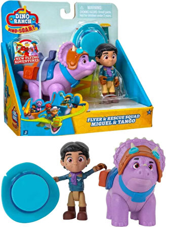 Dino Ranch 2'li Figür Paketi - Miguel ve Tango DNR0003 