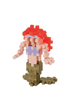 Plus - Plus Minecraft Temalı Silindir Kutuda Deniz Kızı Yapı Oyuncağı - Mermaid ( 100 Parça ) 4103